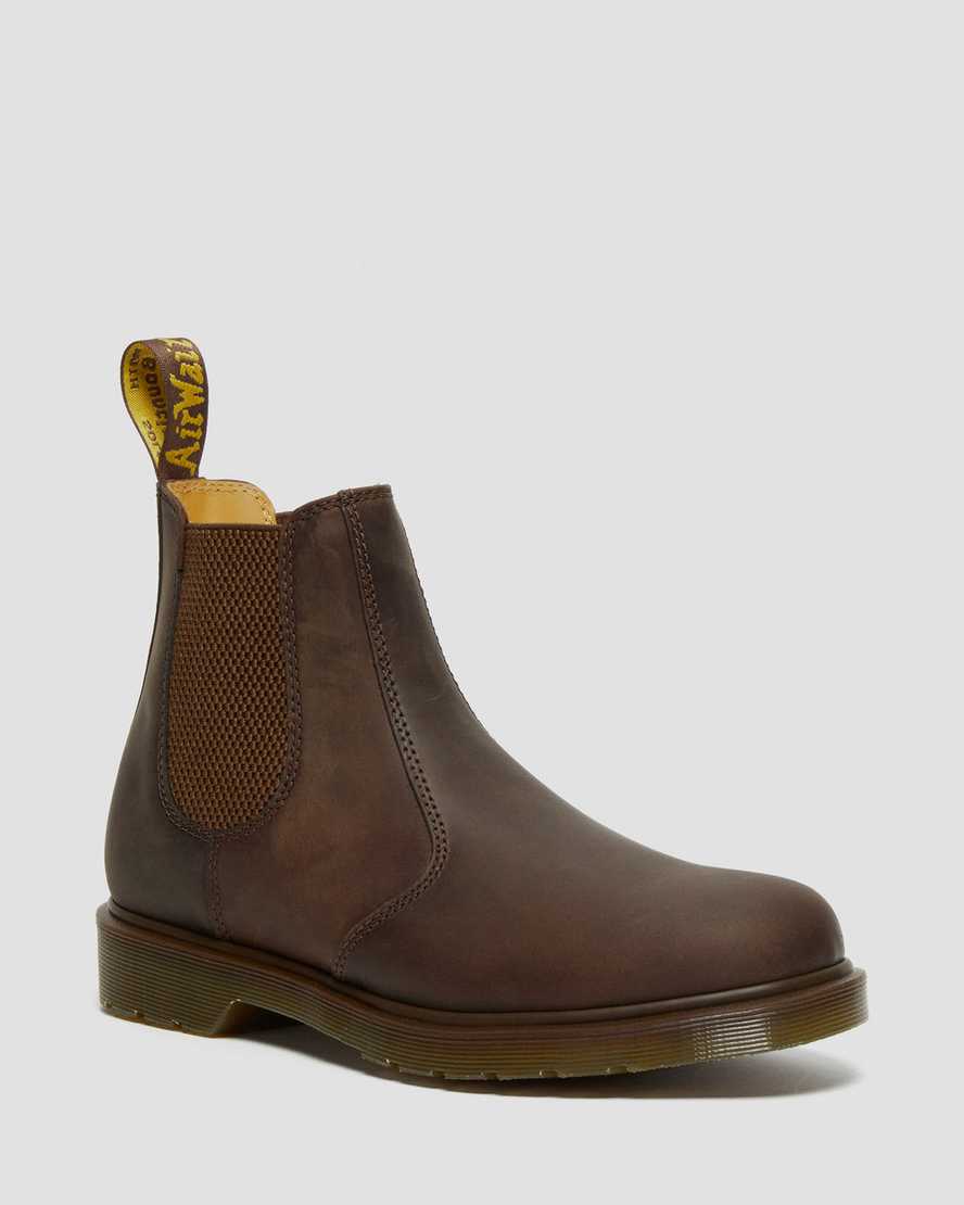 Brown leather dr clearance martens