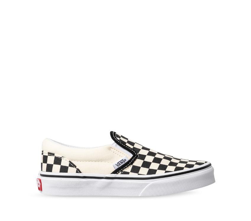 Vans kids slip outlet on white