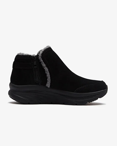 SKECHERS D'LUX WALKER CASUAL COZY - BLACK