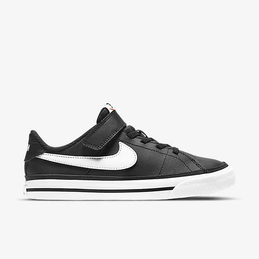 NIKE INFANT COURT LEGACY - BLACK/WHITE/LIGHT BROWN