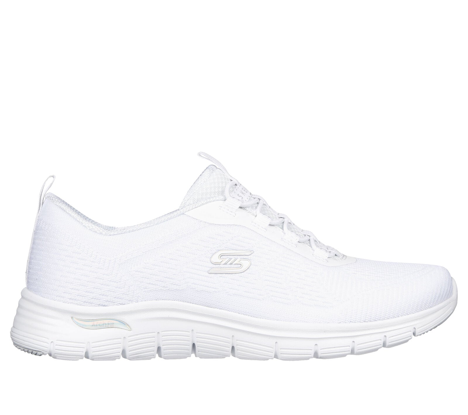 SKECHERS WOMENS ARCH FIT VISTA GLEAMING - WHITE – Lotsa Shoes