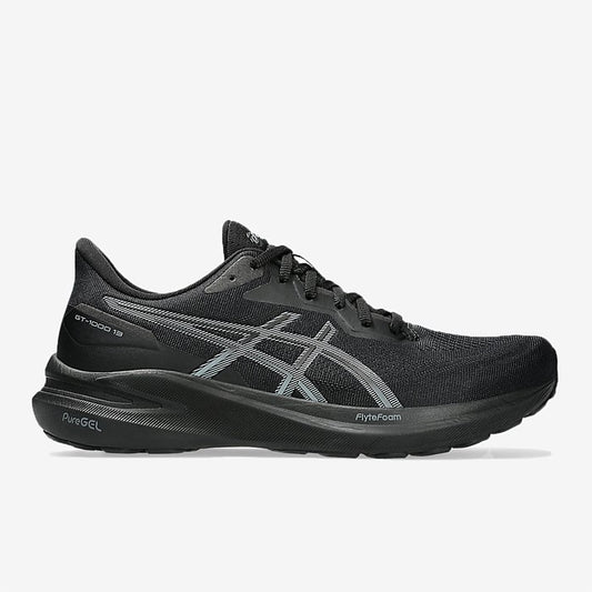 ASICS GT-1000 13 EXTRA WIDE  4E - BLACK/STEEL GREY