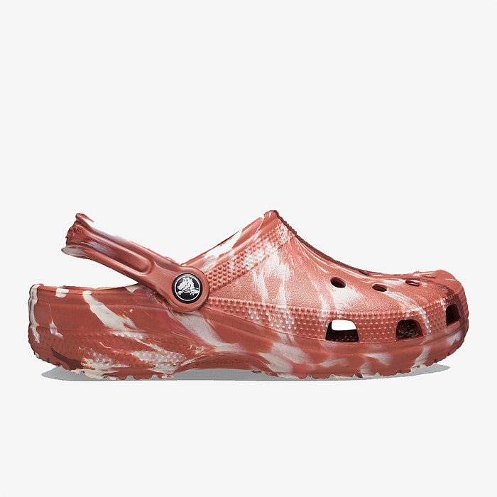 CROCS CLASSIC MARBLED CLOG - DARK CLAY/MULTI