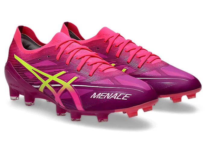 ASICS MENACE 5 - HOT PINK/SAFETY YELLOW