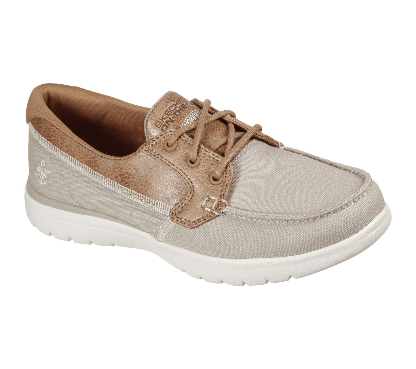 SKECHERS WOMENS ON THE GO FLEX EMBARK - NATURAL