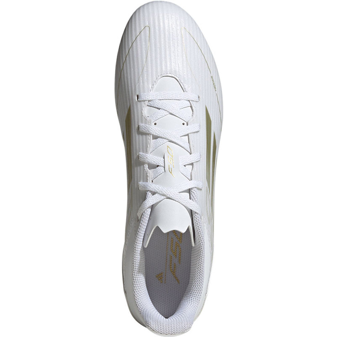 ADIDAS F50 CLUB FXG - WHITE/GOLD