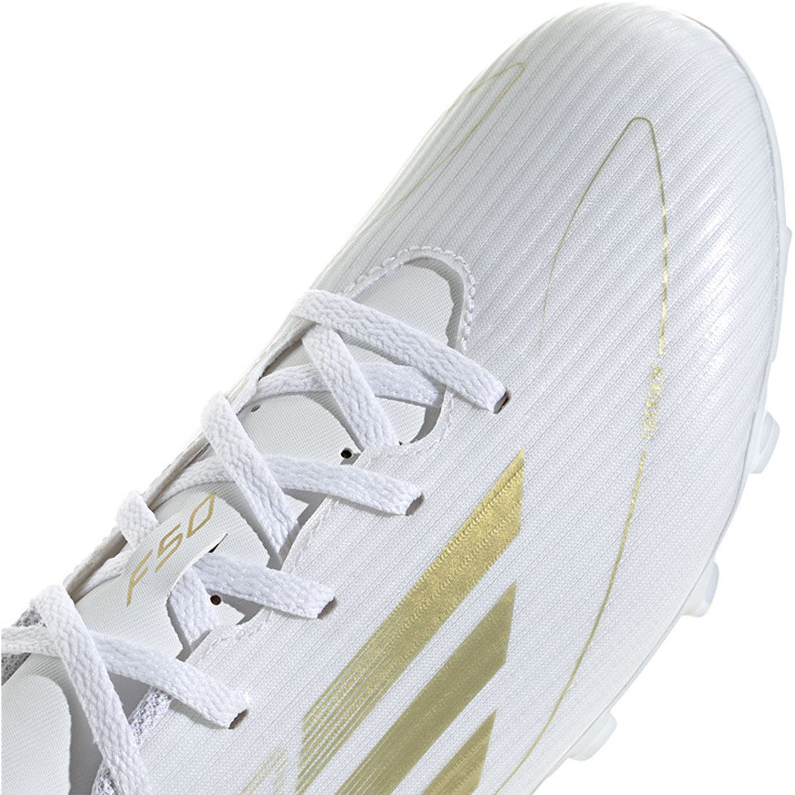 ADIDAS F50 CLUB FXG - WHITE/GOLD