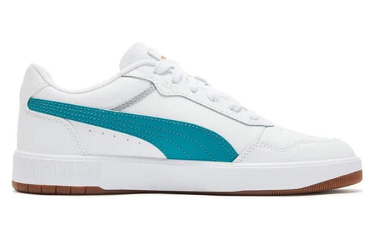 PUMA COURT ULTRA - WHITE/GREEN LAGOON/GOLD