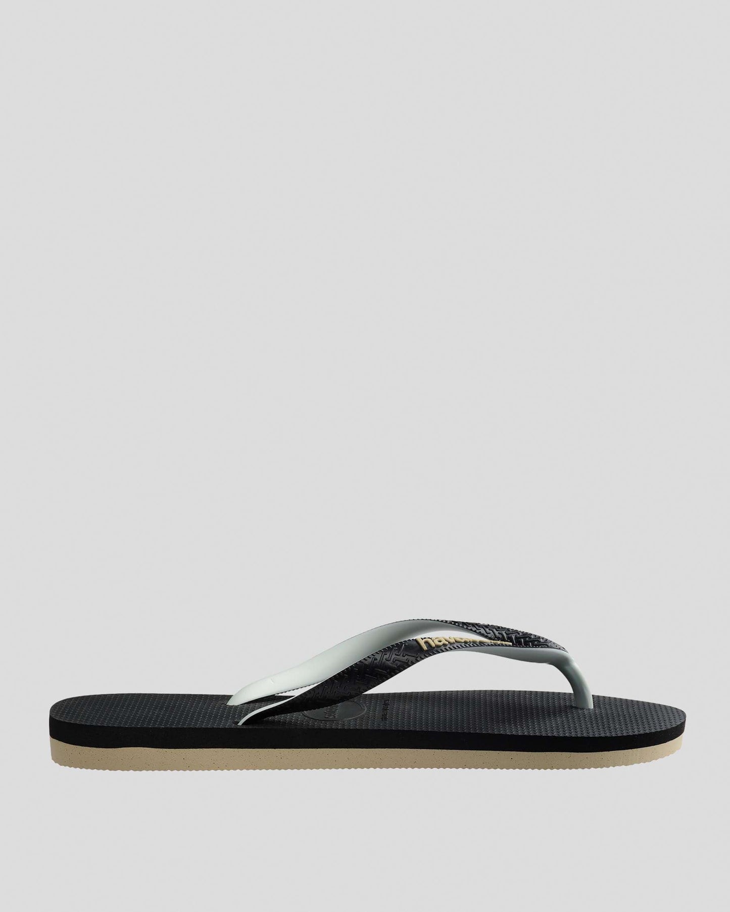 HAVAIANAS TOP RUBBER MIX - BLACK/WHITE