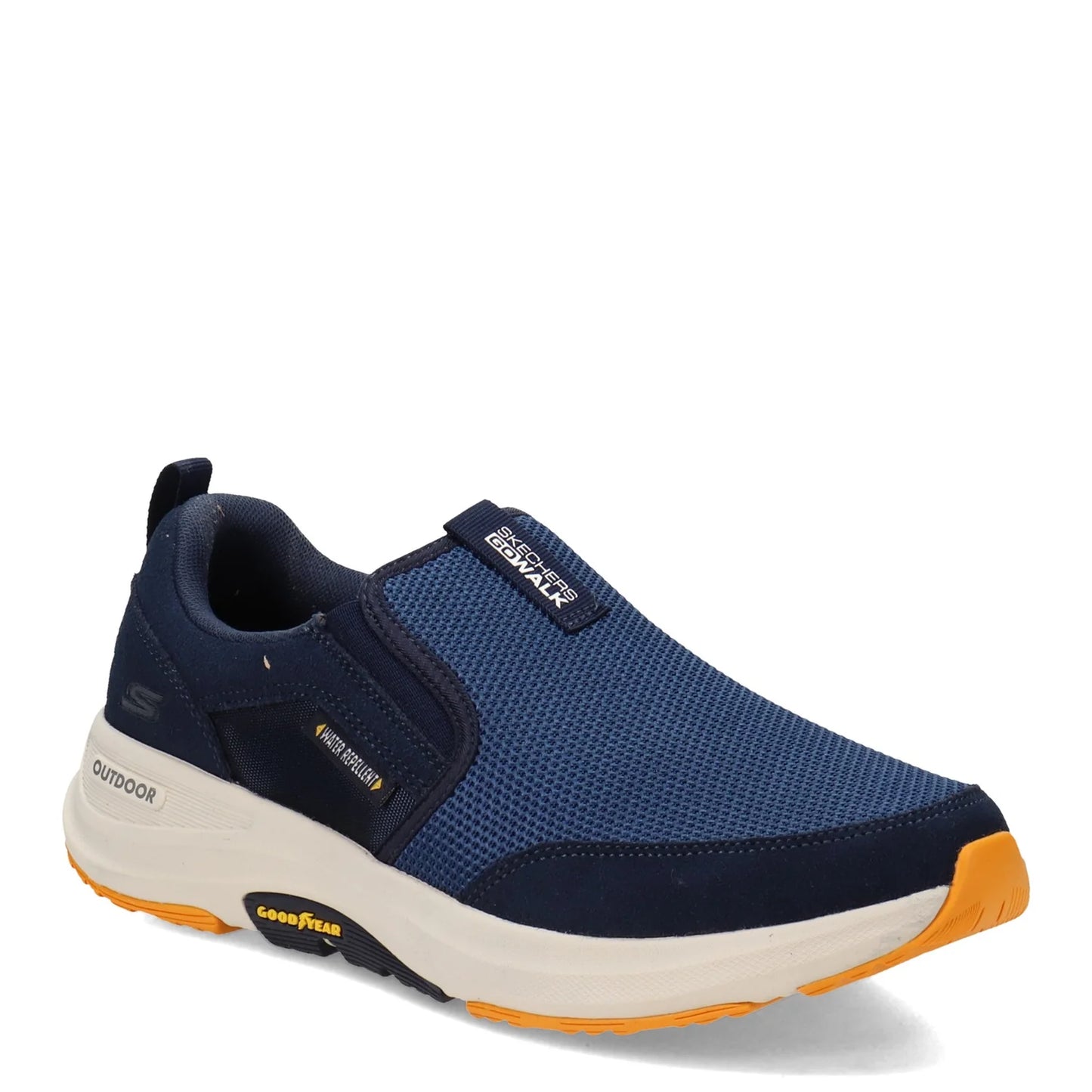 SKECHERS MENS GO WALK OUTDOOR ANDES - NAVY/YELLOW