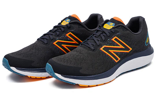 NEW BALANCE FRESH FOAM 680 v7 - BLACK/BLUE/ORANGE