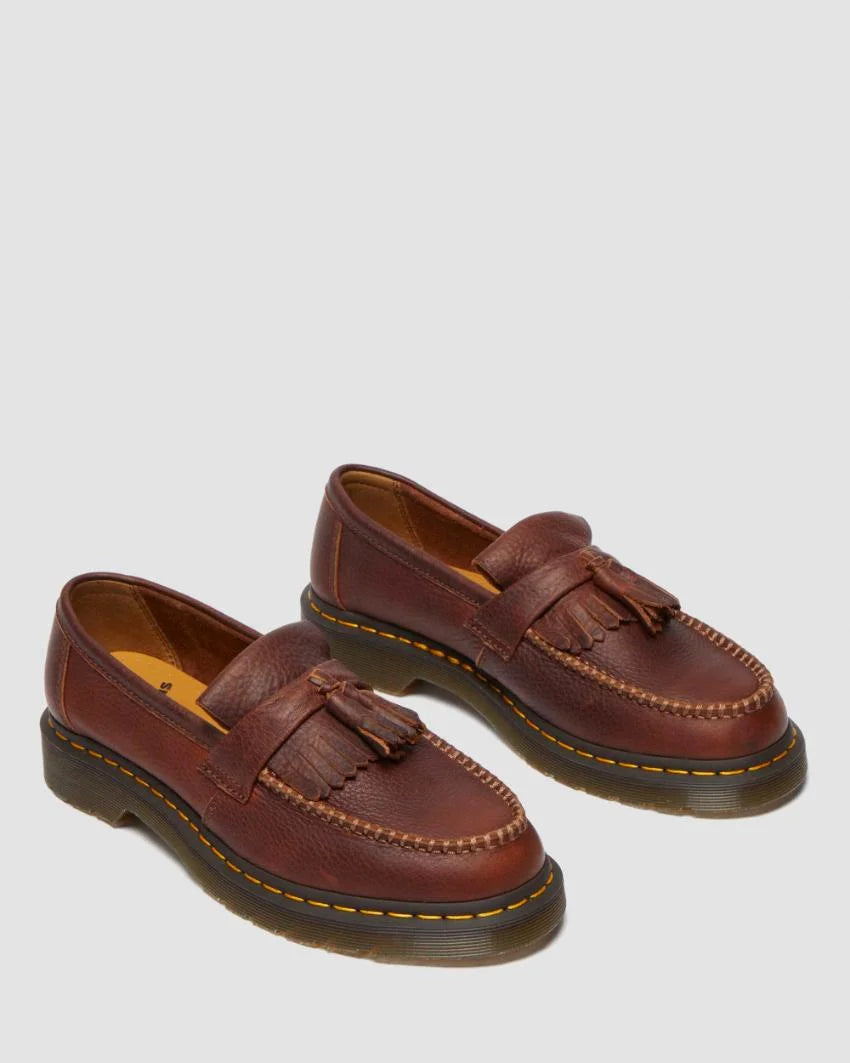 DR MARTENS ADRIAN TASSEL LOAFER AMBASSADOR - CASHEW