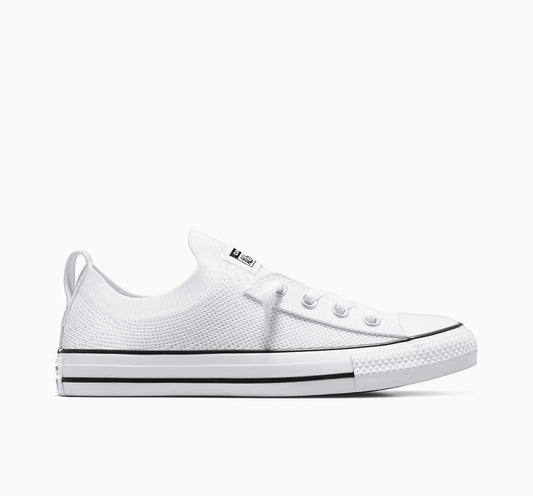 CONVERSE WOMENS Chuck Taylor All Star Shoreline Knit Slip Low Top - White