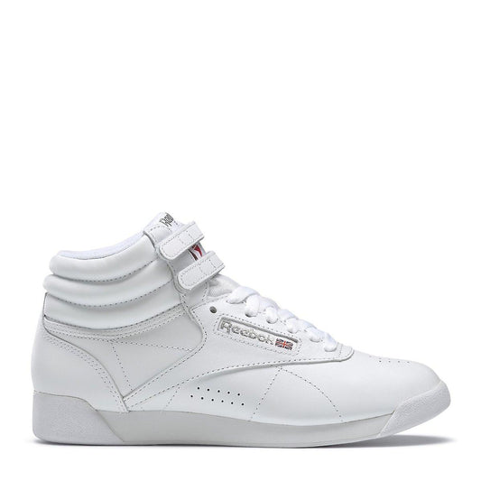 REEBOK WOMENS FREESTYLE HI - WHITE/SILVER