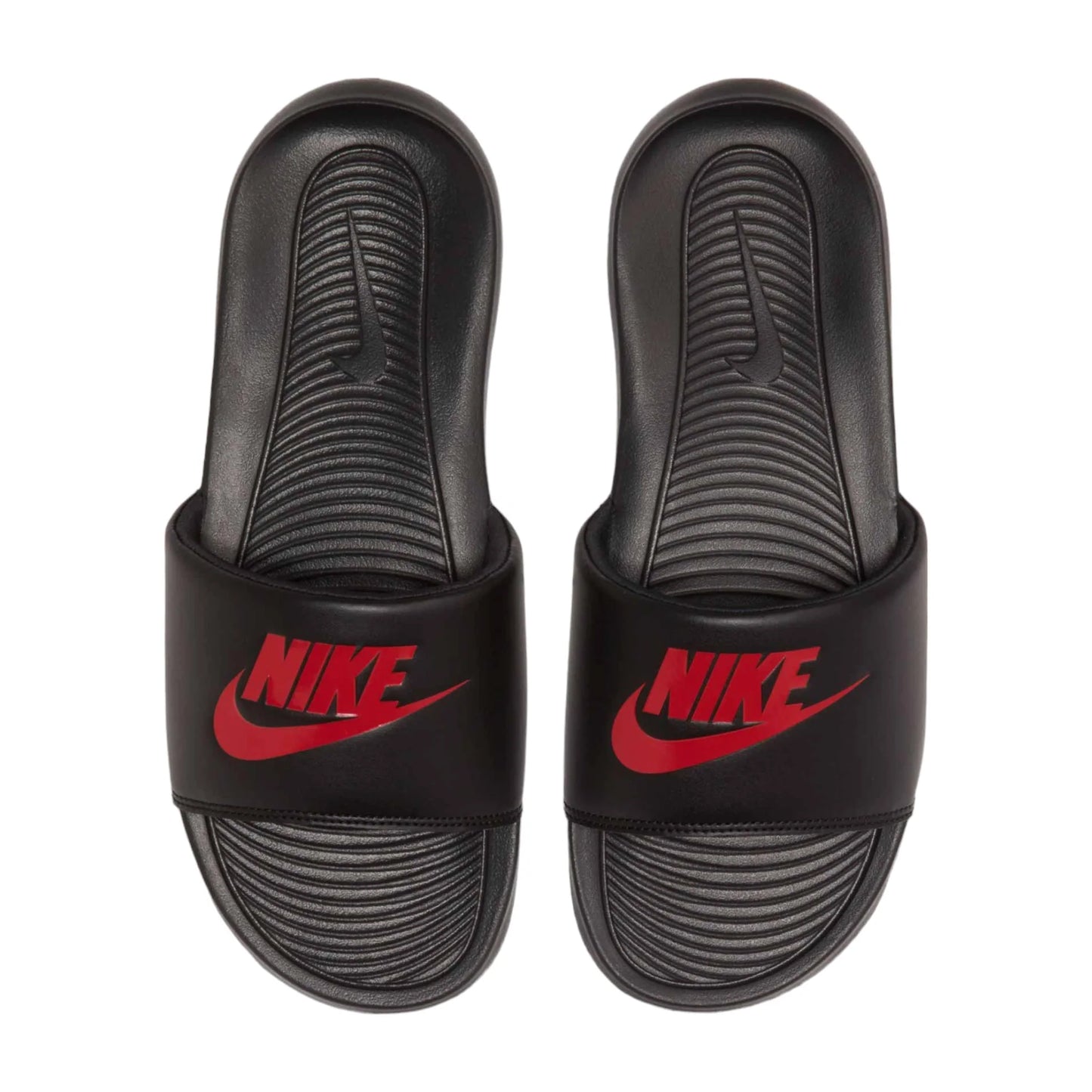 NIKE VICRORI ONE SLIDE - BLACK/UNIVERSITY RED