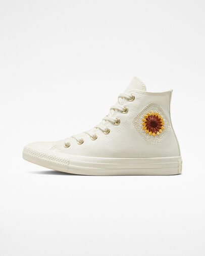 CONVERSE Chuck Taylor All Star Festival Florals - Egret/Egret/Light Gold