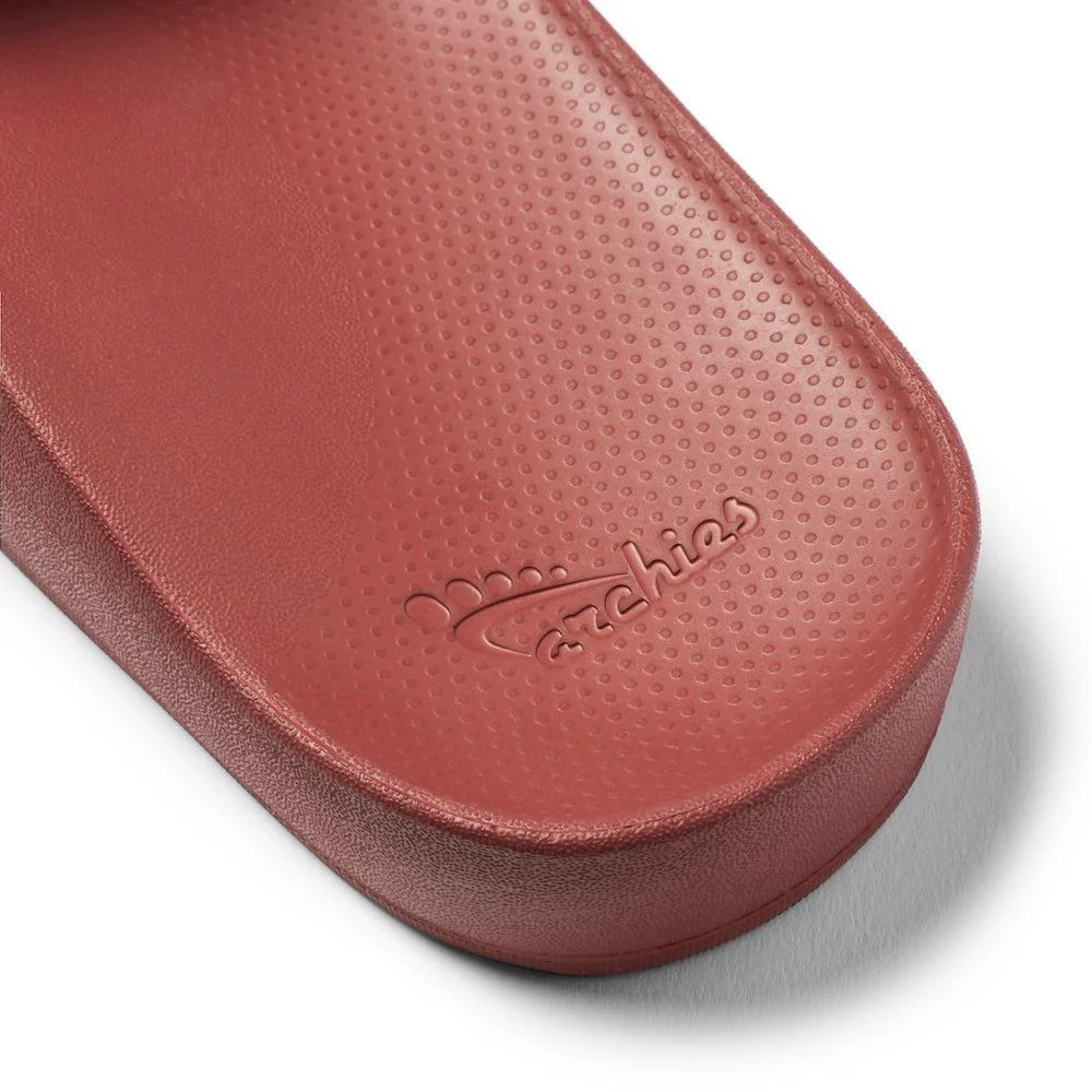 ARCHIES ARCH SUPPORT SLIDES - SANGRIA RED