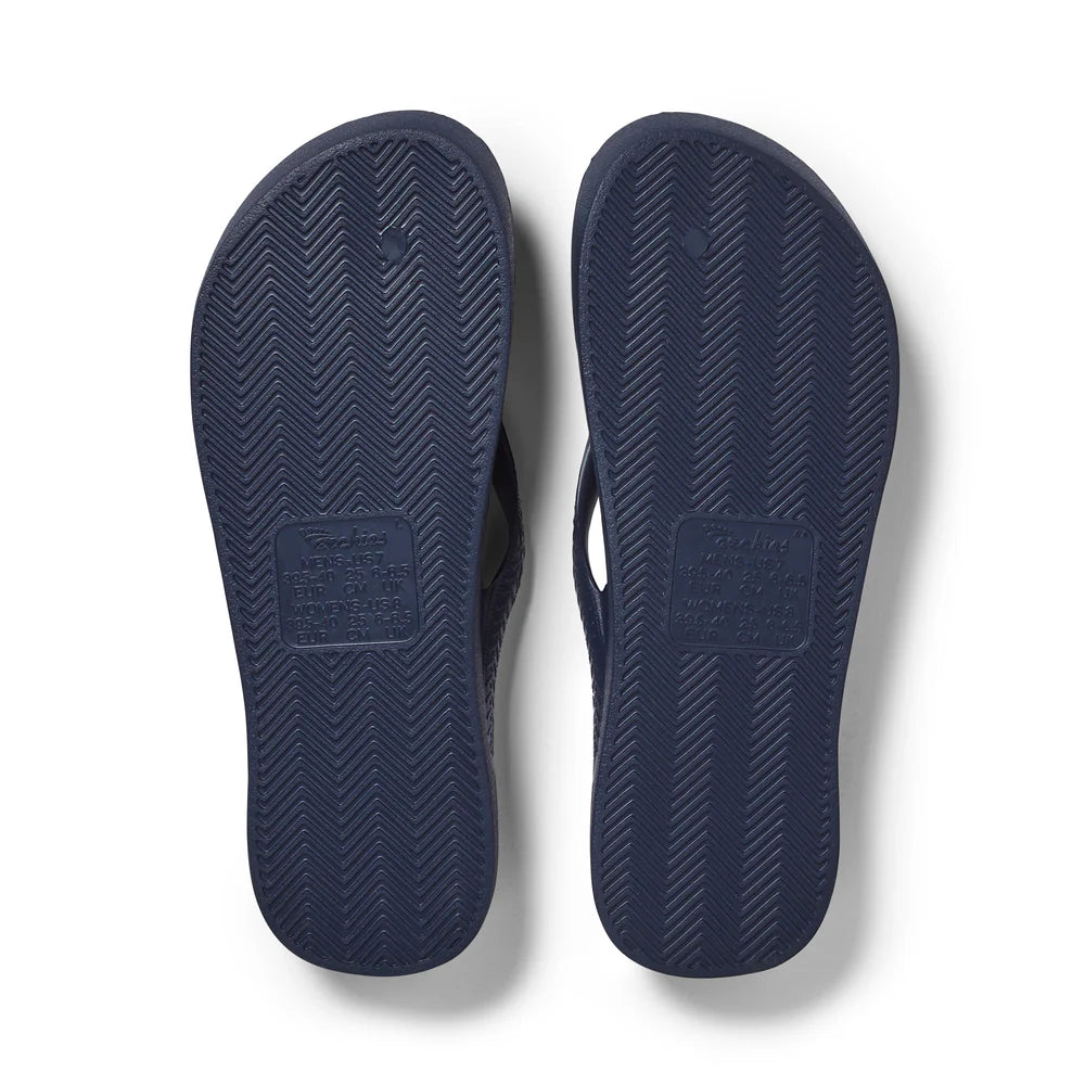 ARCHIES ARCH SUPPORT JANDALS - NAVY