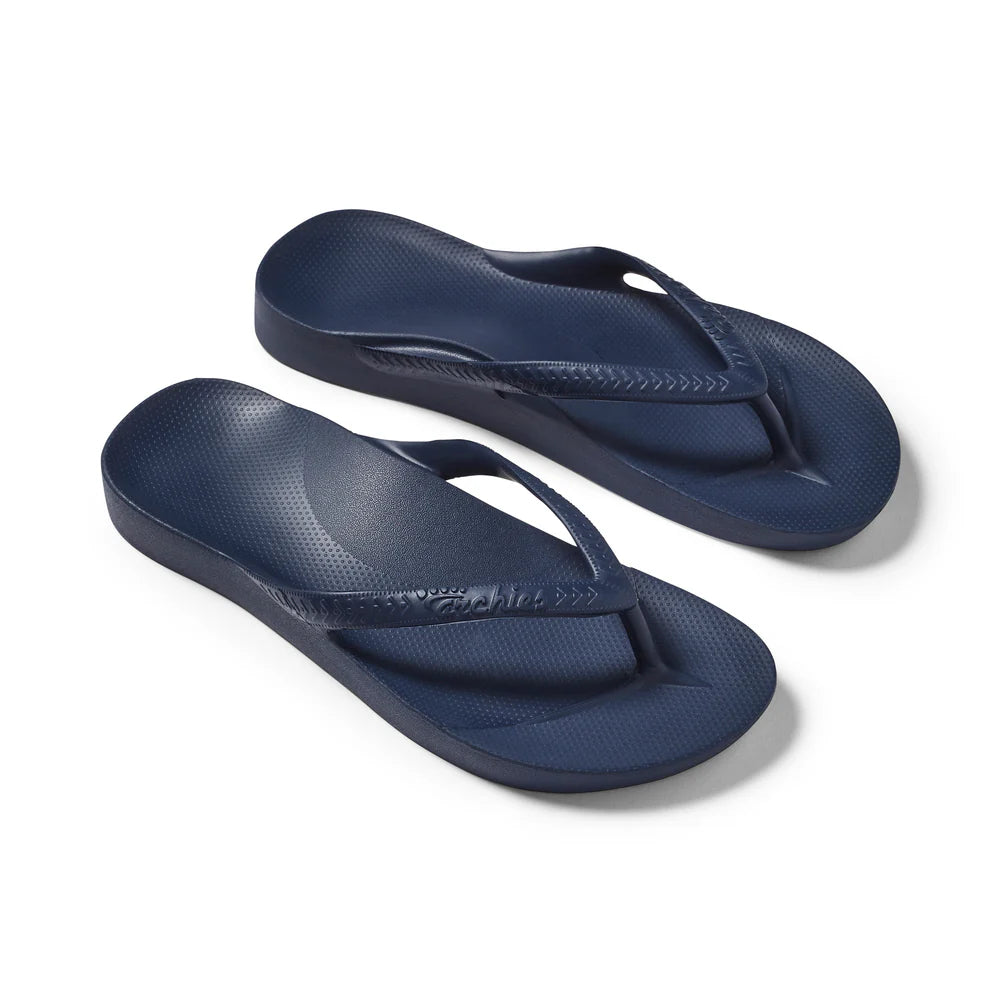 ARCHIES ARCH SUPPORT JANDALS - NAVY