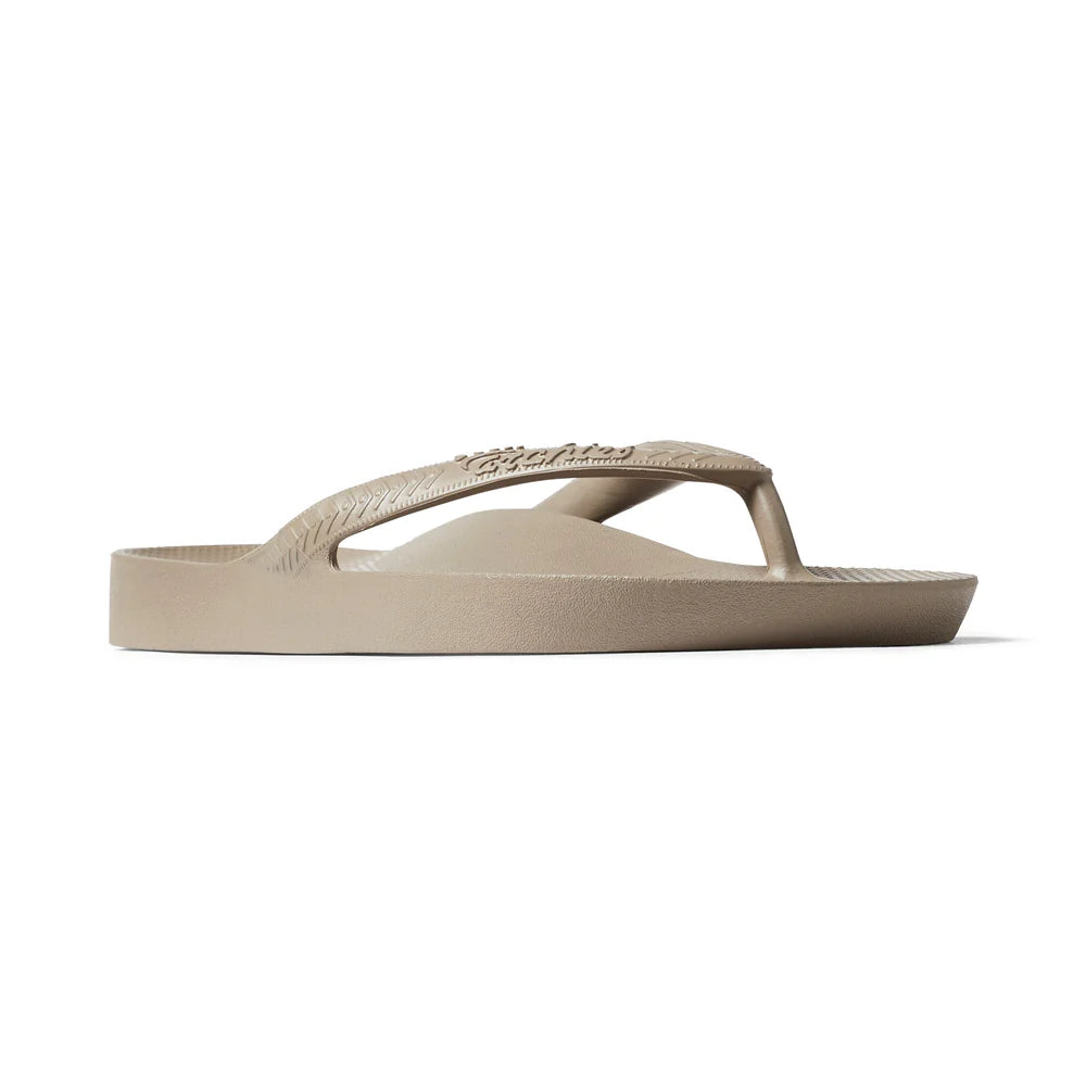 ARCHIES ARCH SUPPORT JANDALS - TAUPE