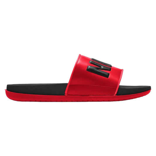 NIKE OFFCOURT SLIDES - BLACK/UNIVERSITY RED