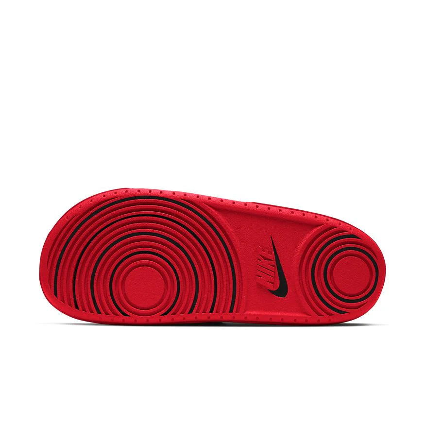 NIKE OFFCOURT SLIDES - BLACK/UNIVERSITY RED