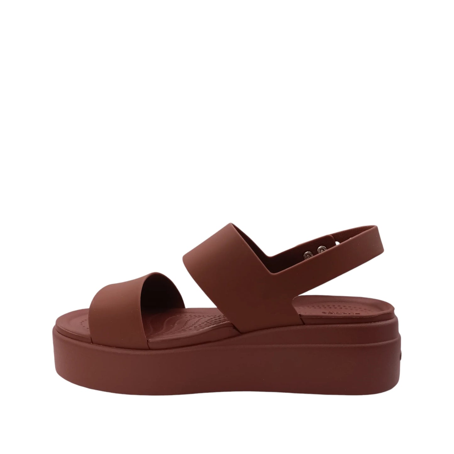 CROCS BROOKLYN LOW WEDGE - DARK CLAY