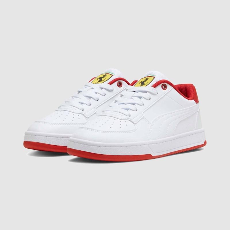 PUMA YOUTH FERRARI CAVEN 2.0 - WHITE/RED