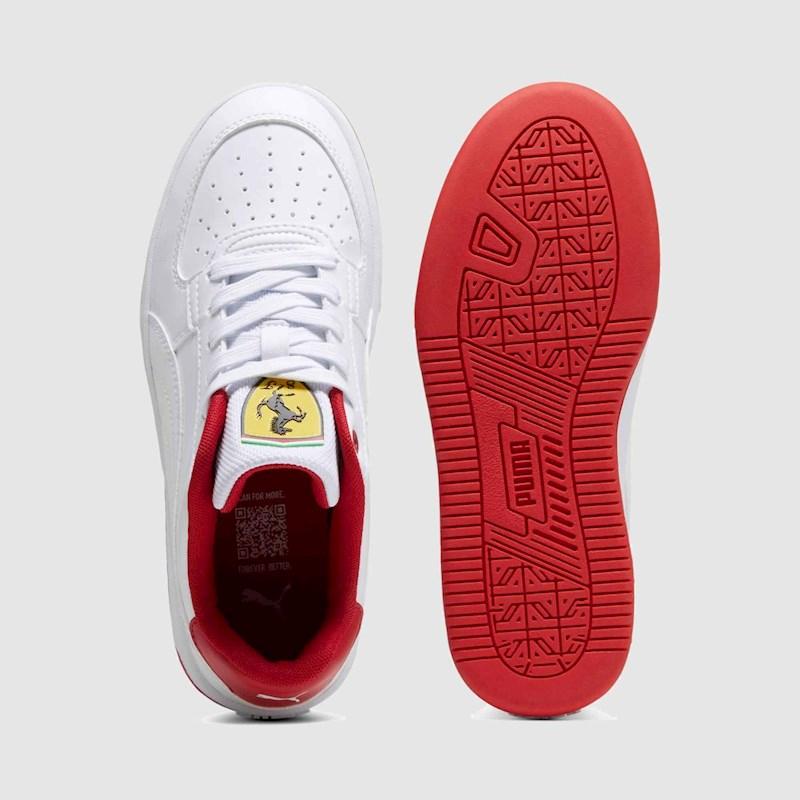 PUMA YOUTH FERRARI CAVEN 2.0 - WHITE/RED