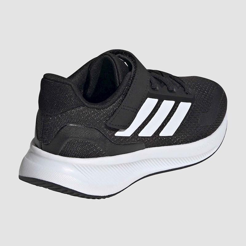 ADIDAS KIDS RUNFALCON 5 ELASTIC - BLACK/WHITE