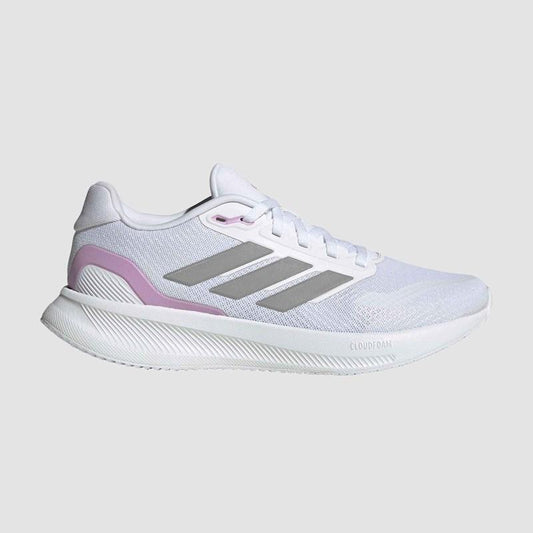 ADIDAS WOMENS RUNFALCON 5 - Cloud White / Grey Strata / Core Black