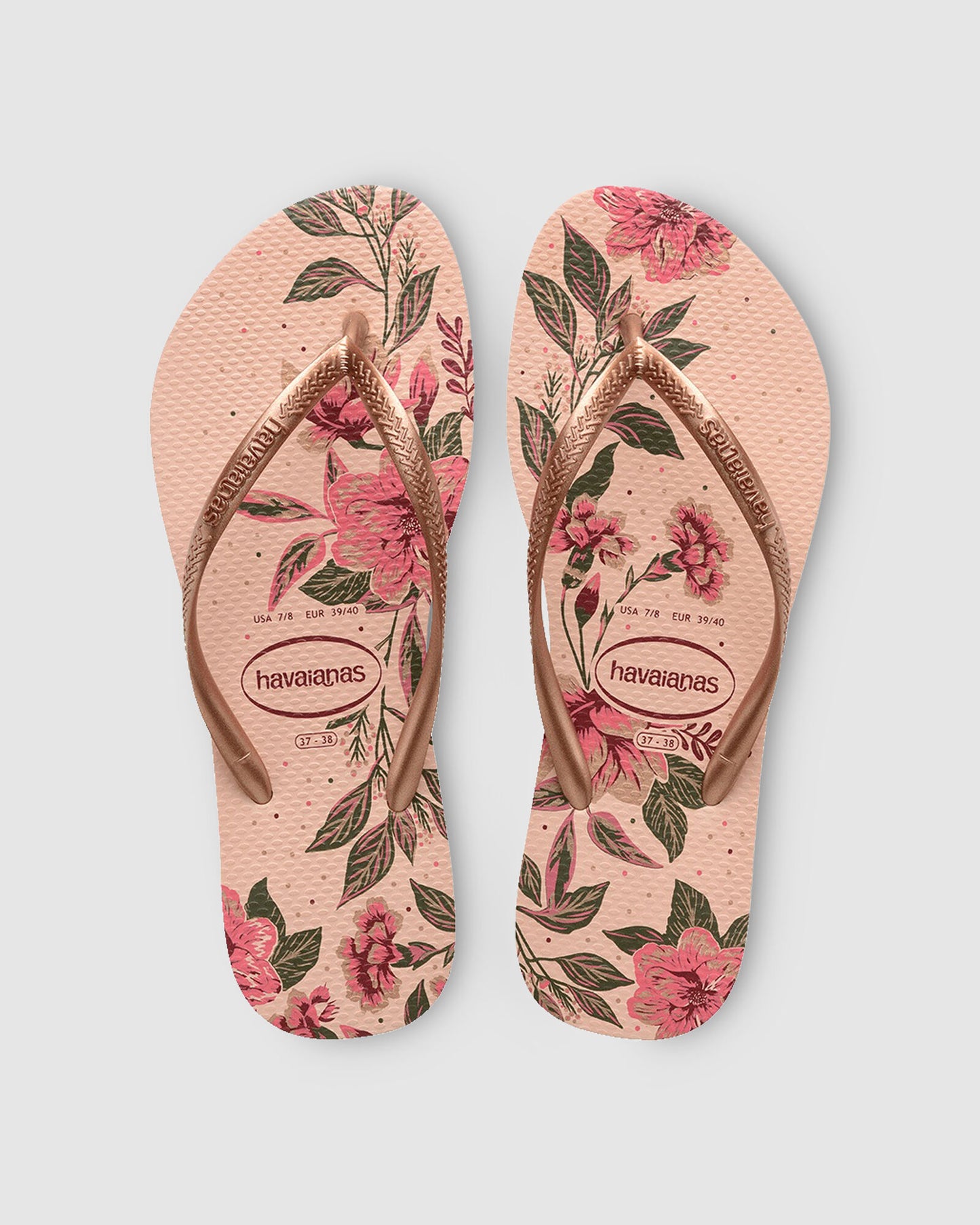 HAVAIANAS SLIM ORGANIC FC - BALLET ROSE/GOLD