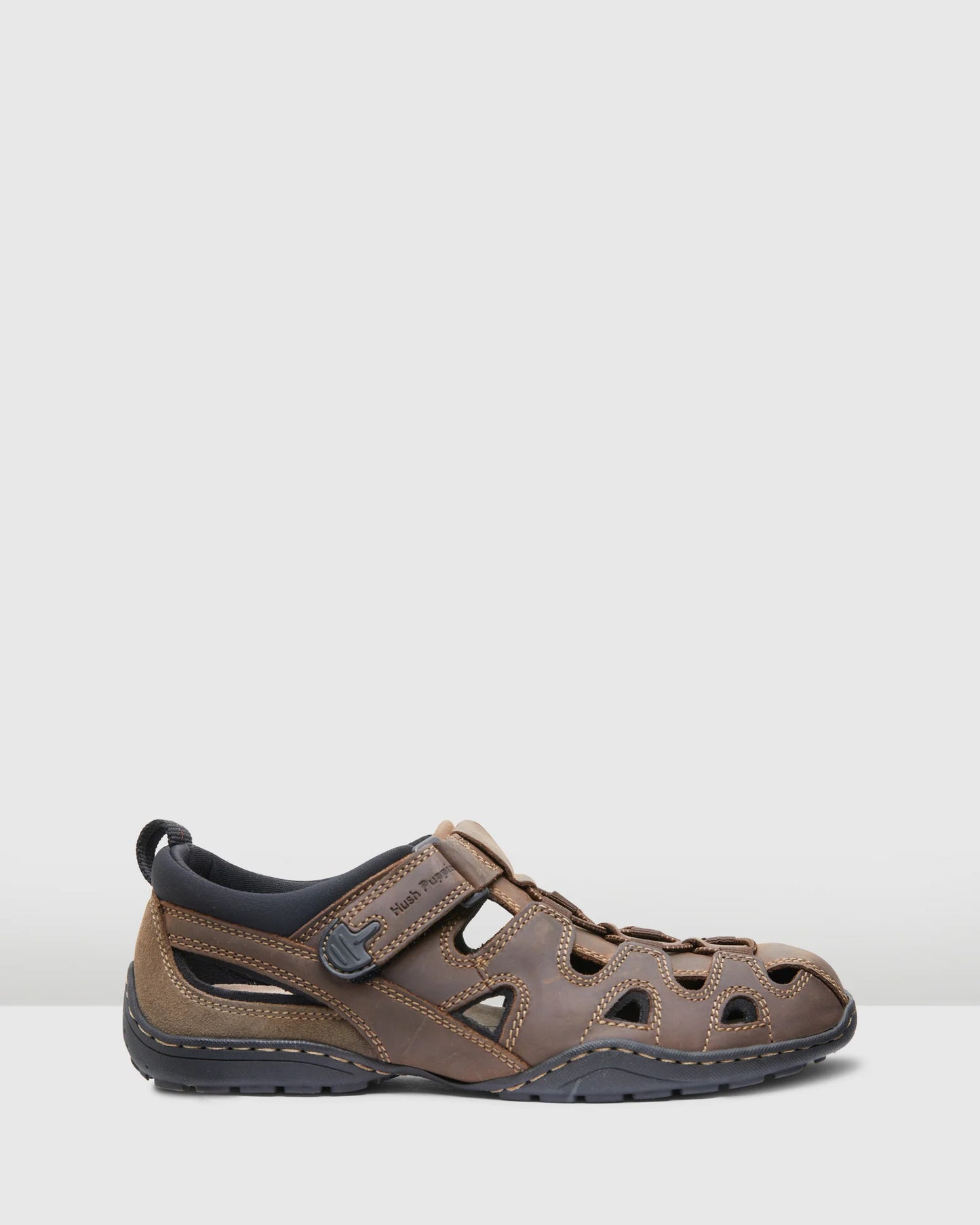 HUSH PUPPIES SENTRY SANDAL - BROWN