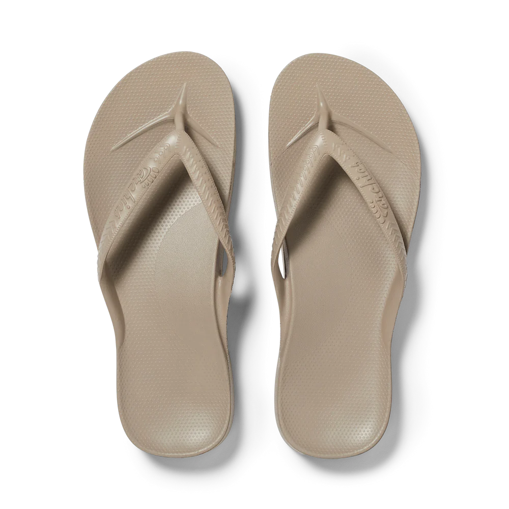 ARCHIES ARCH SUPPORT JANDALS - TAUPE