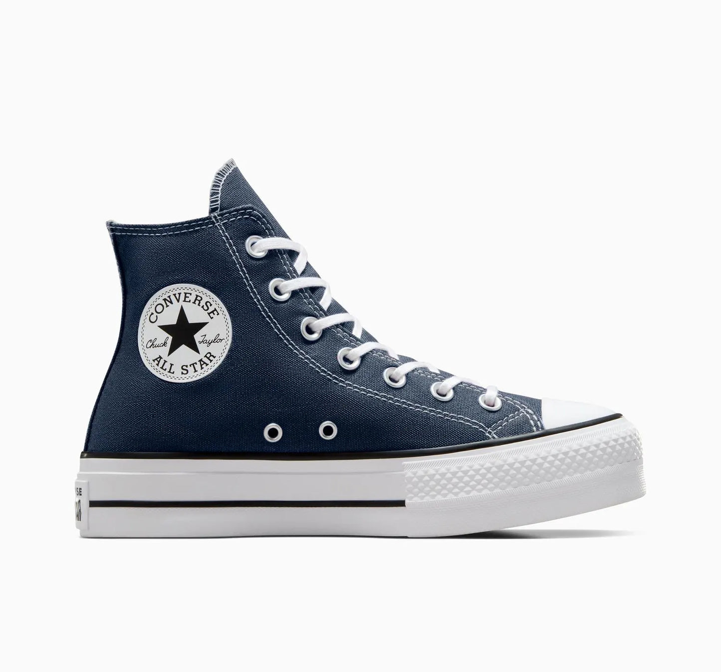 CONVERSE WOMENS CHUCK TAYLOR ALL STAR LIFT PLATFORM HI - NAVY