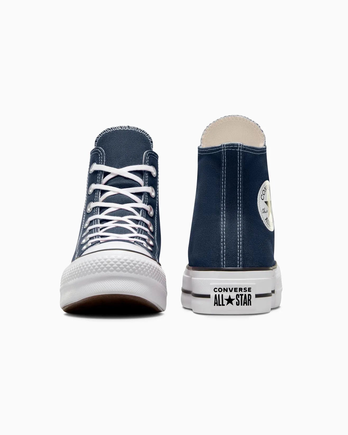 CONVERSE WOMENS CHUCK TAYLOR ALL STAR LIFT PLATFORM HI - NAVY