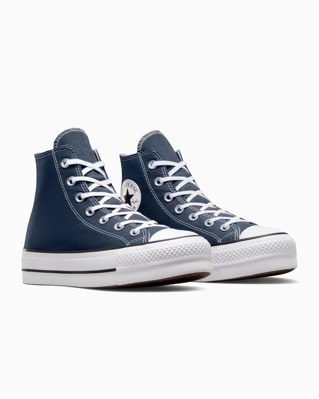 CONVERSE WOMENS CHUCK TAYLOR ALL STAR LIFT PLATFORM HI - NAVY