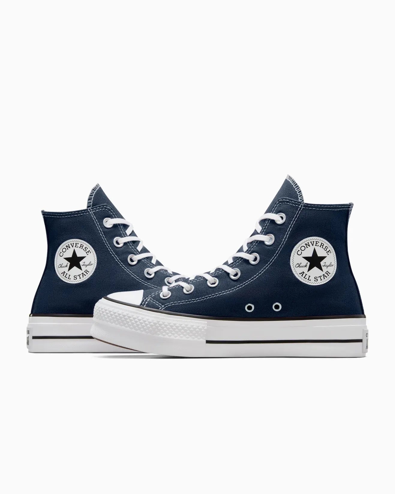 CONVERSE WOMENS CHUCK TAYLOR ALL STAR LIFT PLATFORM HI - NAVY