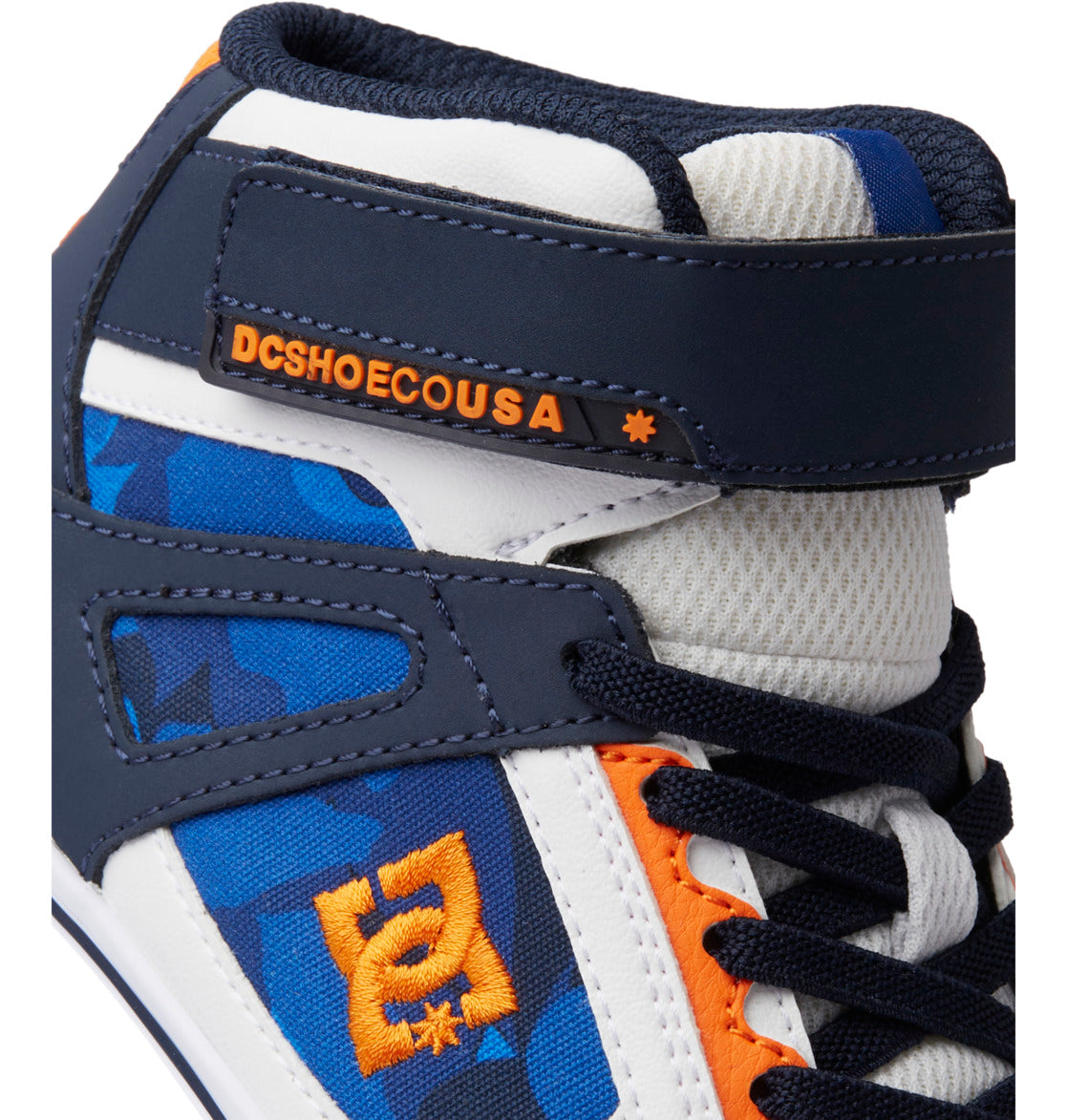 DC YOUTH PURE HIGH-TOP EV - SHADY BLUE/ORANGE