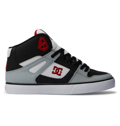 DC PURE HIGH TOP - BLACK/GREY/RED