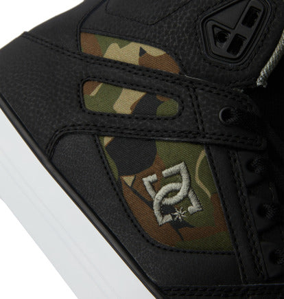 DC PURE HIGH TOP WC - BLACK/BLACK/GREEN