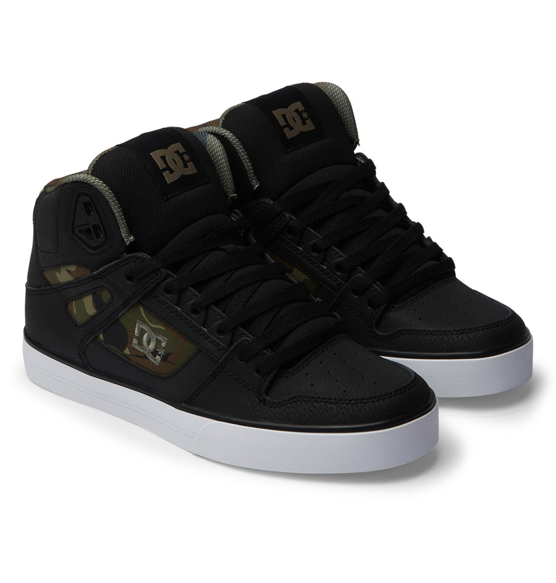 DC PURE HIGH TOP WC - BLACK/BLACK/GREEN