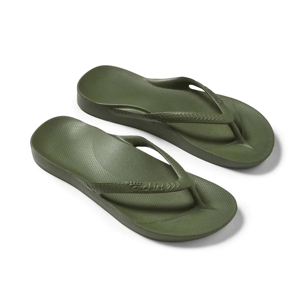 ARCHIES ARCH SUPPORT JANDALS - KHAKI