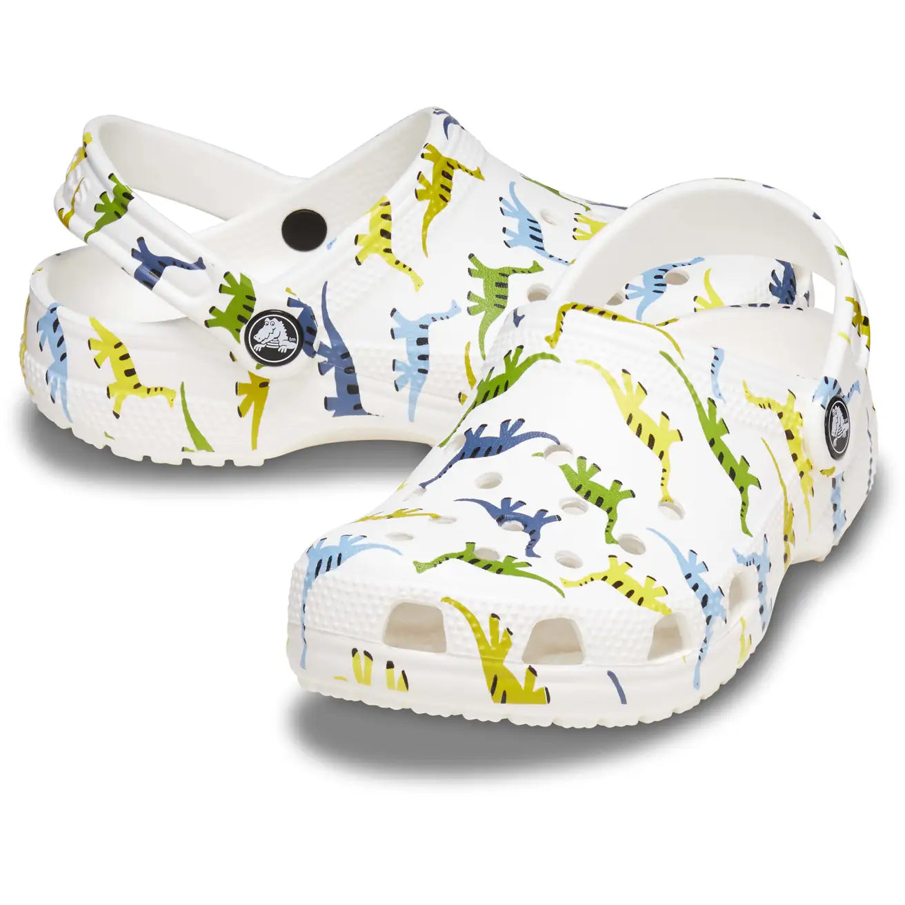 CROCS KIDS CLASSIC CHARACTER PRINT CLOG - DINOSAUR