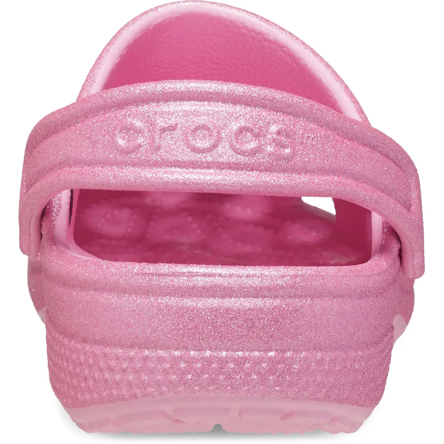 CROCS KIDS CLASSIC GLITTER CLOG - PINK TWEED GLITTER