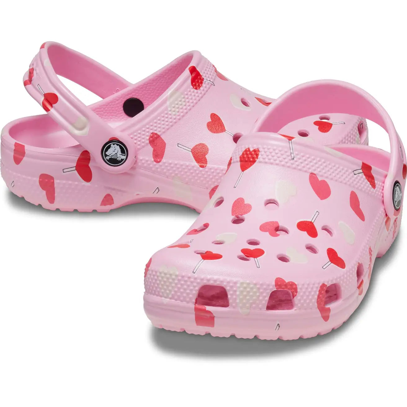 CROCS KIDS CLASSIC VDAY CLOG - FLAMINGO