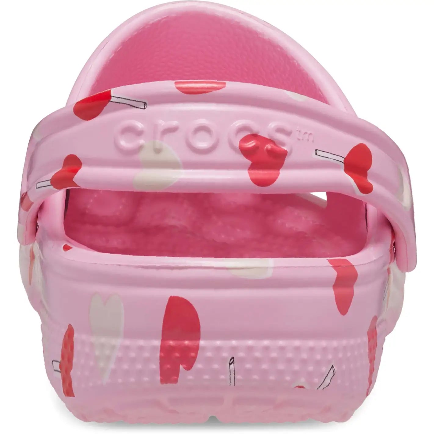 CROCS KIDS CLASSIC VDAY CLOG - FLAMINGO