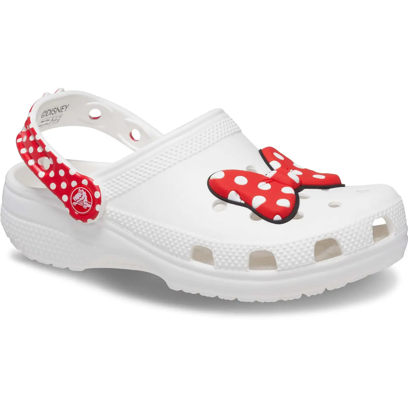 CROCS INFANT DISNEY MINNIE MOUSE CLOG - WHITE/RED