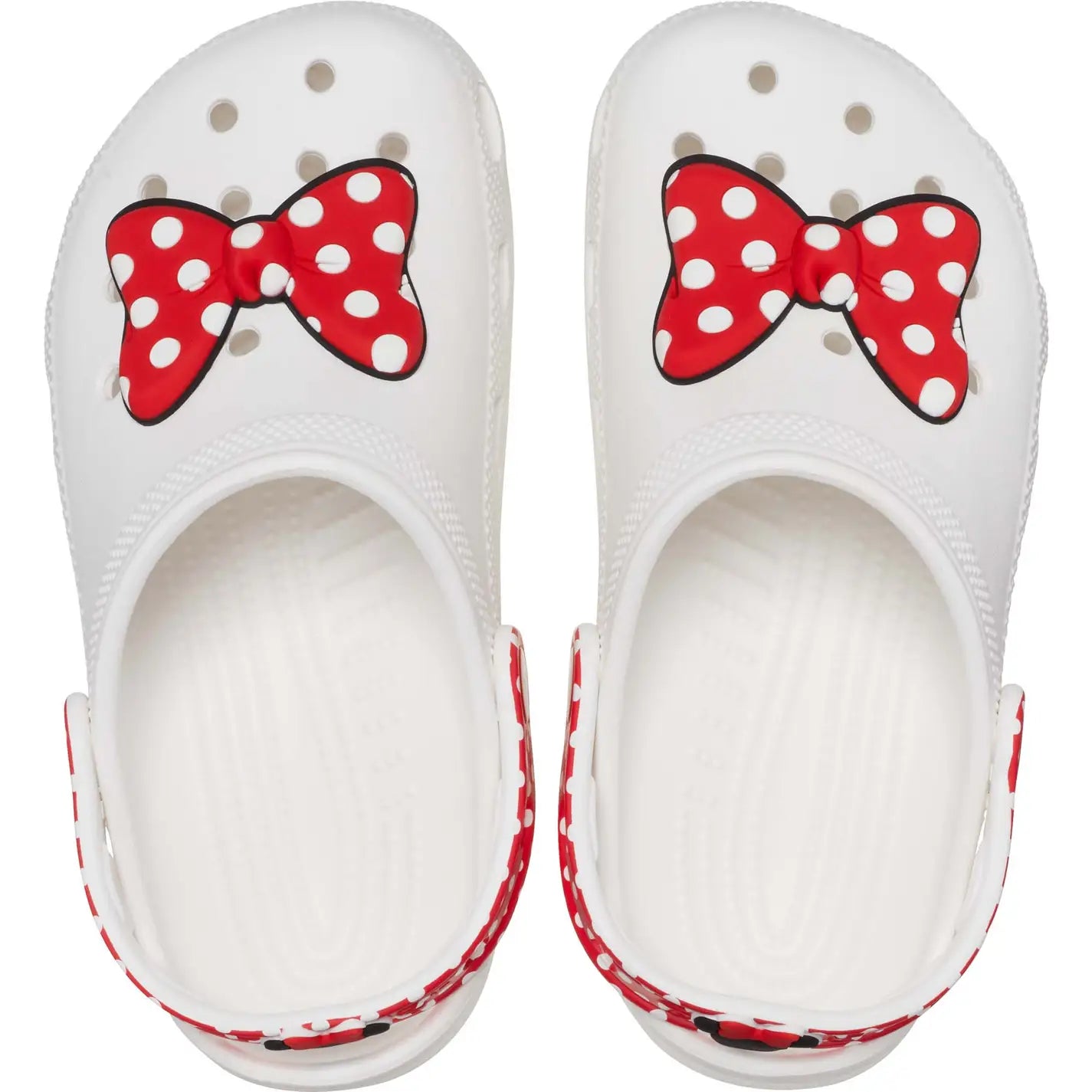 CROCS INFANT DISNEY MINNIE MOUSE CLOG - WHITE/RED