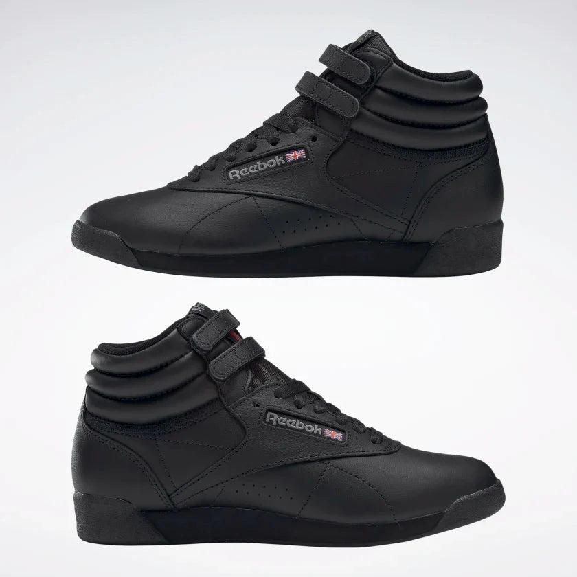 REEBOK WOMENS FREESTYLE HI - BLACK